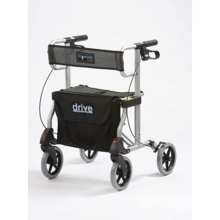 Diamond Aluminium Rollator - Silver