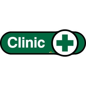 Clinic sign - 480mm - Green