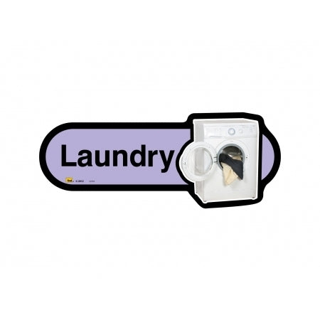 Laundry sign - 480mm - Different colours available - Lilac
