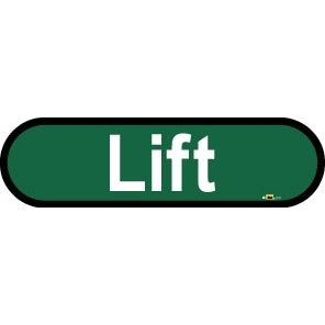 Lift sign - 300mm - Green