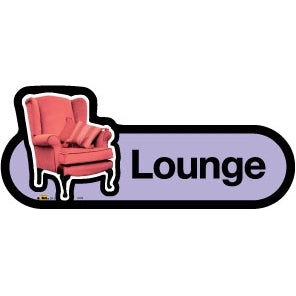 Lounge sign - 300mm - Lilac
