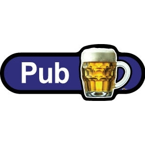 Pub sign - 480mm - Blue