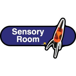 Sensory Room sign - 480mm - Blue