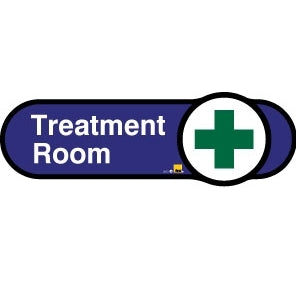 Treatment Room sign - 480mm - Blue