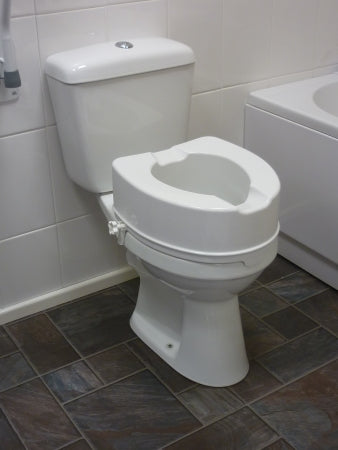 Raised Toilet Seat Without Lid - 6"