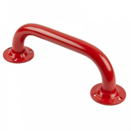 Powder Coated Steel Grab Rail 450mm - Red - Pack of 2