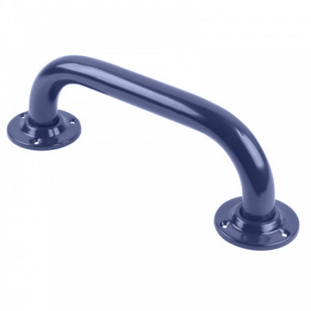 Powder Coated Steel Grab Rail 600mm - Blue -Pack of 2