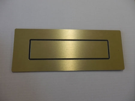 Door Letterbox: Gold 2PACK
