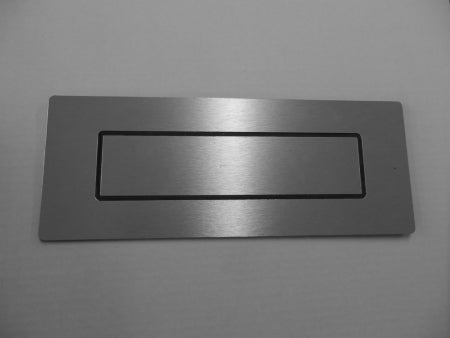Door Letterbox: Silver 2 PACK