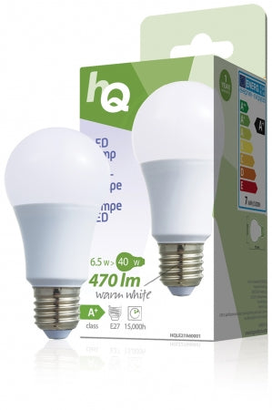 Large Edison Screw E27 A60 ECO LED Frosted 6.5W (40W equivalent)