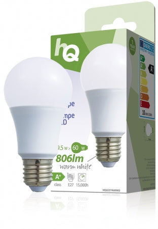 Large Edison Screw E27 A60 ECO LED Frosted 9.5W (60W equivalent)
