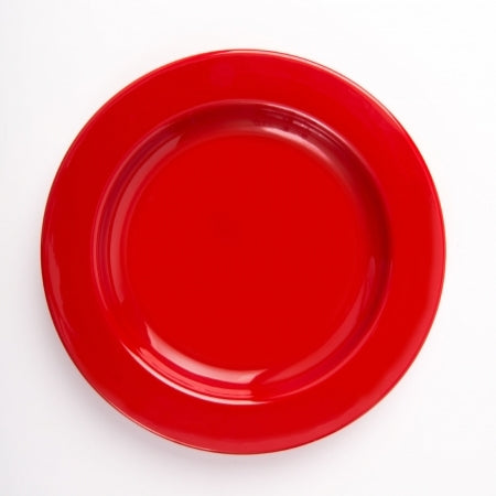 6 Healthcare Plates 10"/254mm - Red