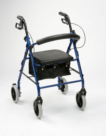 Lightweight Rollator With Bag - Blue