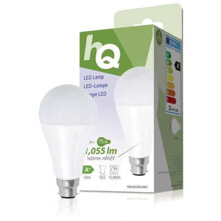 Standard Bayonet (B22) A60 ECO LED Frosted 12W (75W equivalent)