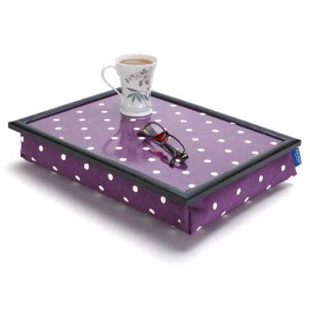 SPOTTY GRAPEL Lap Tray
