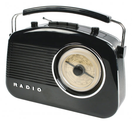 Konig Retro Design Radio - Black