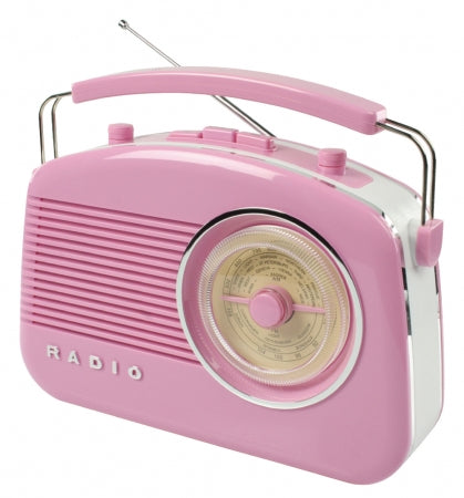 Konig Retro Design Radio - Pink