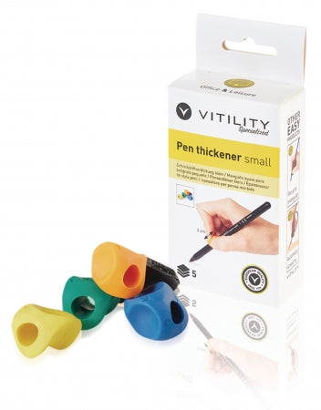 Thick PenGrips for Pens and Pencils â€“ Five Piece Set