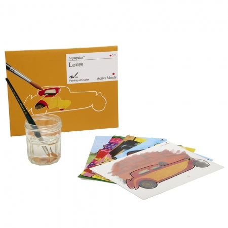 Aquapaint - Loves & Favourite Pastimes: Reusable painting book
