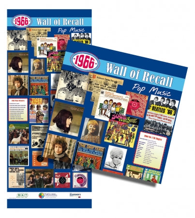 Pop Music Wall of Recall - Standard Roller Banner
