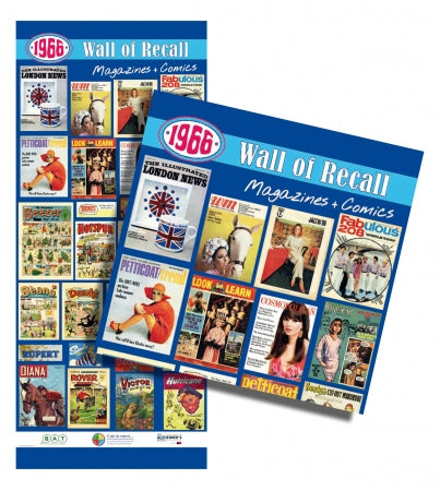 Mags & Comics Wall of Recall - Premium Roller Banner
