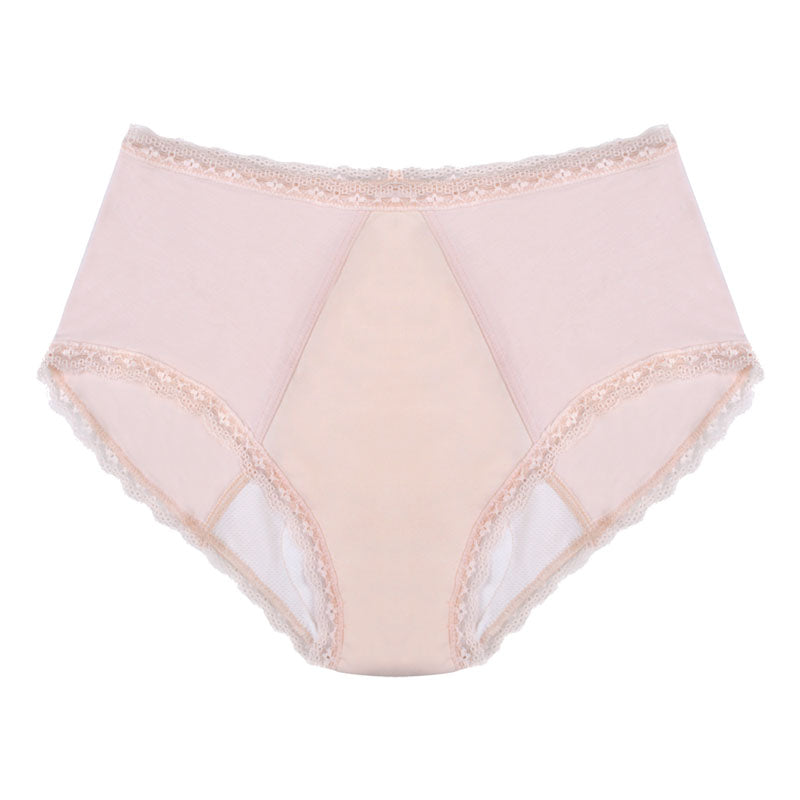 Light absorbency underwear, full brief style, bamboo, beige - Extra Small