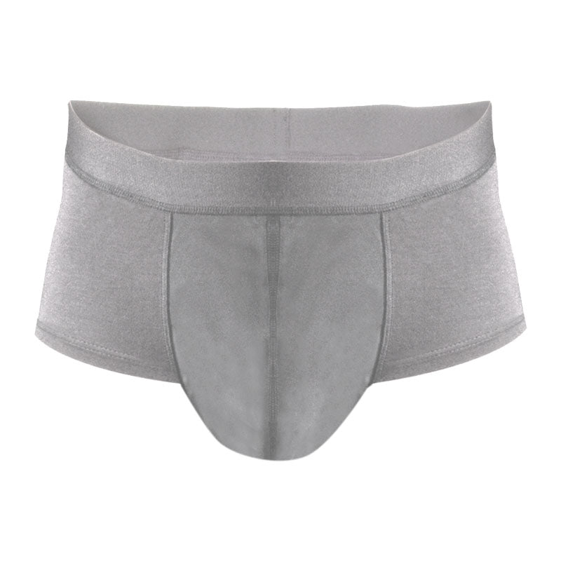 Moderate absorbency short briefs, grey - XL