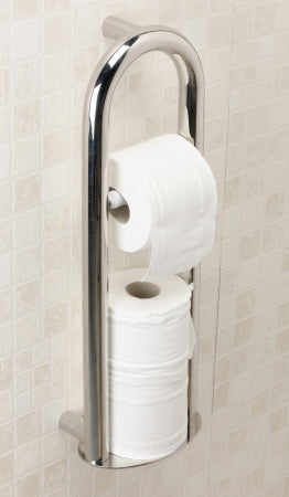 Spa Toilet Roll Holder with Grab Rail