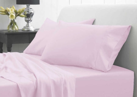 Double Fitted Sheet - 100% waterproof - Pink