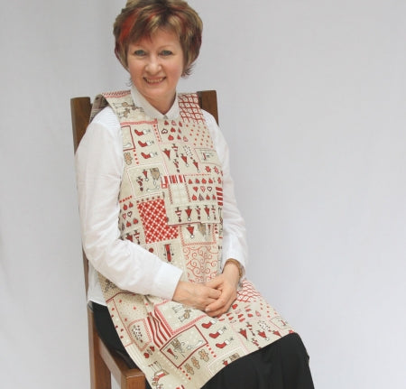 Dining drApron - Christmas Patchwork Design