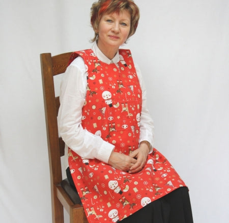 Dining drApron - Snowman Design