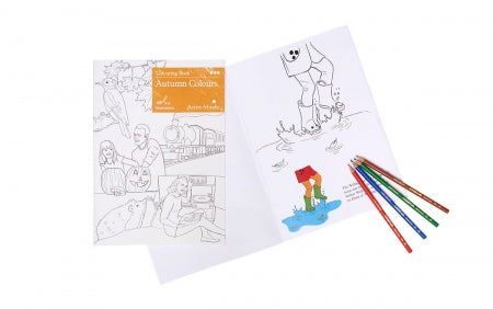 Autumn Colouring Book for Dementia