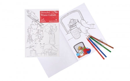 Winter Colouring Book for Dementia