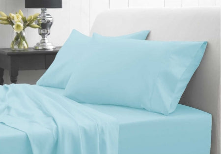100% Waterproof Pillowcase Set (inc 2 x Pillowcases) - Sky Blue