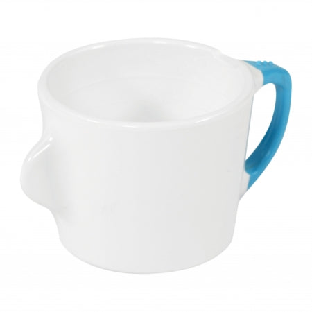 Dalebrook Omni White Cup - Blue Handle - 200ml 130x90x70mm - Set of 12