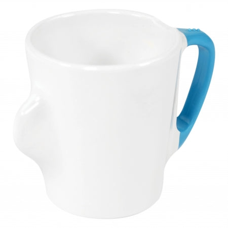 Dalebrook Omni White Mug - Blue Handle - 300ml 130x90x100mm - Set of 12