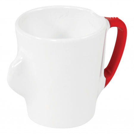 Dalebrook Omni White Mug - Red Handle - 300ml 130x90x100mm - Set of 12