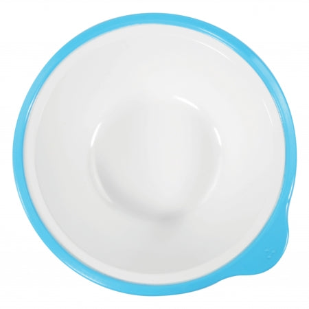 Dalebrook Omni White Bowl - Blue Rim - 400ml 180x170x50mm - Set of 12