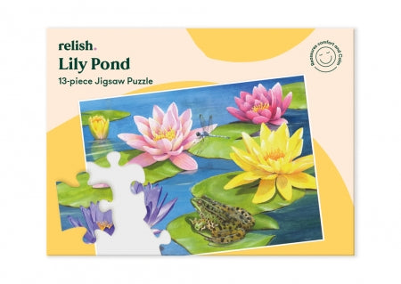 Lily Pond - Jigsaw Puzzle - 13 Pieces