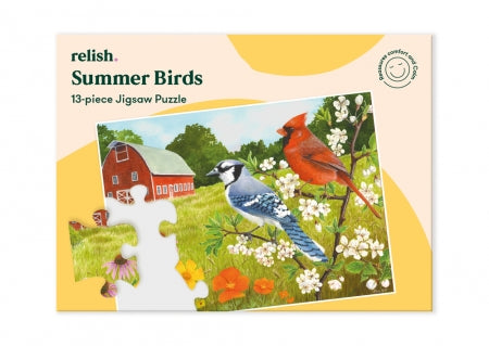 Summer Birds - Jigsaw Puzzle - 13 Pieces