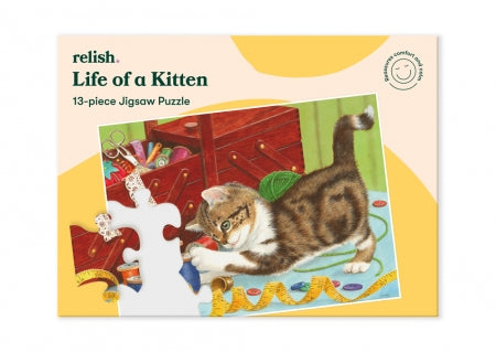 Life of a Kitten - Jigsaw Puzzle - 13 Pieces