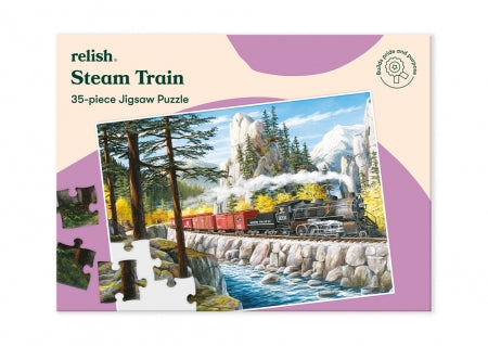 Steam Train - Jigsaw Puzzle - 35 Pieces