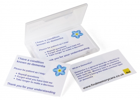 Patient Cards - For a Person with Dementia