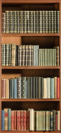 Bookcase Door Decal