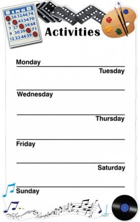 Simplified Weekly Dementia Activity Board