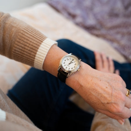 Talking Atomic Watch - Ladies Leather Strap