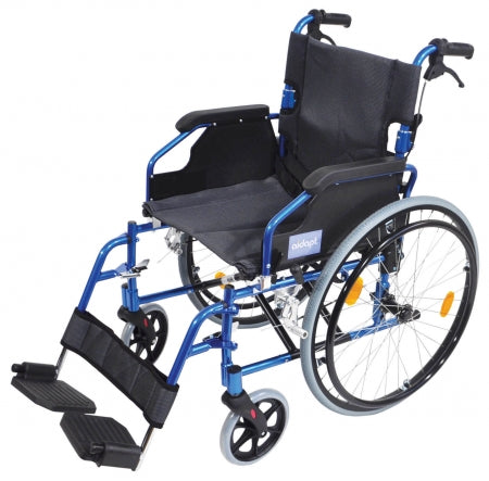 Aidapt Deluxe Lightweight Self Propelled Aluminium Wheelchair - Blue