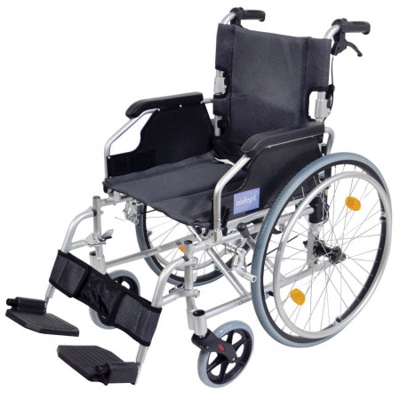 Aidapt Deluxe Lightweight Self Propelled Aluminium Wheelchair - Silver
