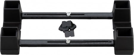 Adjustable Height/Width Linked Bed Raiser for Single Bed