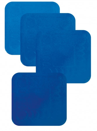 Non Slip Silicone Coaster - 90x90mm - Blue